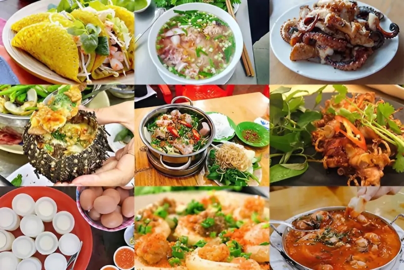 am thuc vung tau quyen ru du khach gan xa